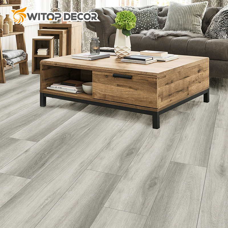 4/0.3 Spc Waterproof Wood Grain Interlocking Spc Floor Environmentally Friendly Vinyl Flooring