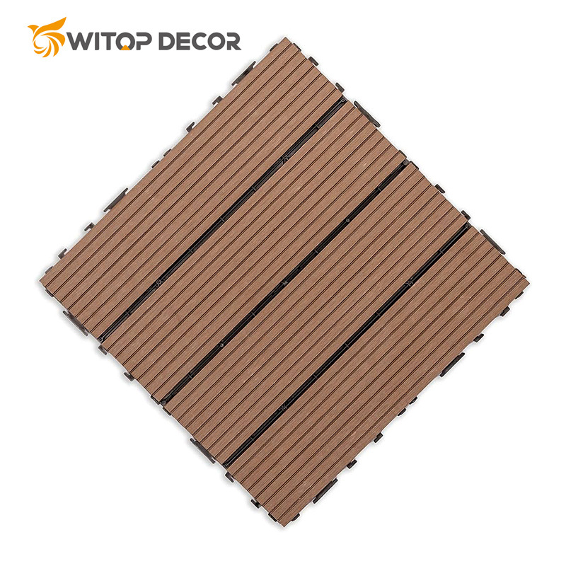 140*24mm Outdoor Waterproof Co-Extrusion 3D Embossed Wood Grain WPC Decking