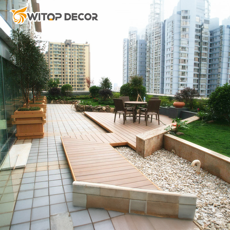 Outdoor Co-Extrusion Composite WPC Decking