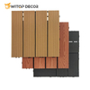 Outdoor Waterproof Wood Plastic Composite Tiles No Gap WPC Decking