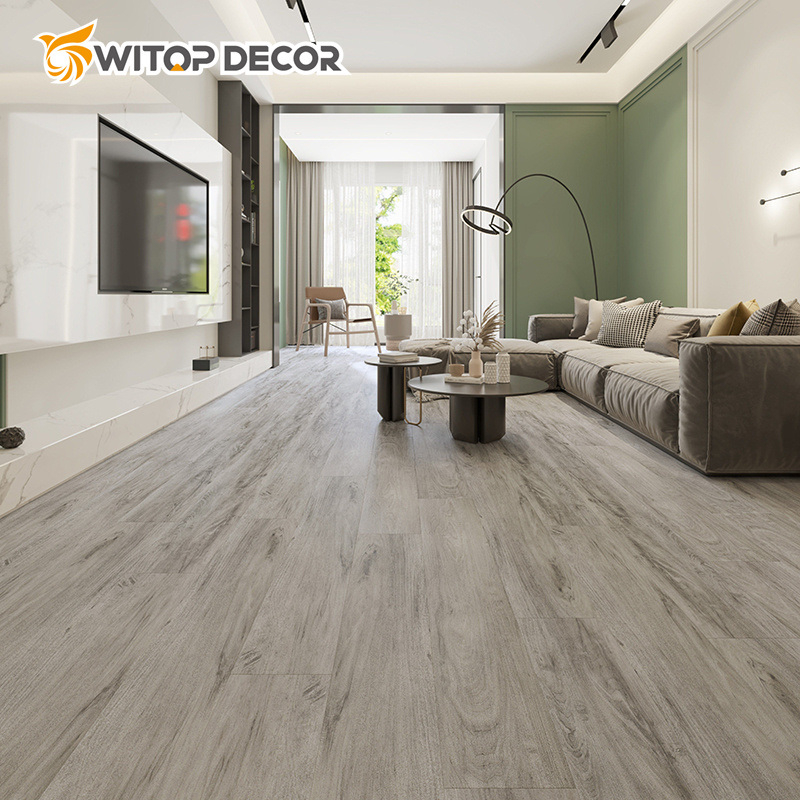 Cheap 5mm 6mm Wood Texture Waterproof Lvp PVC Click Lock Spc Flooring