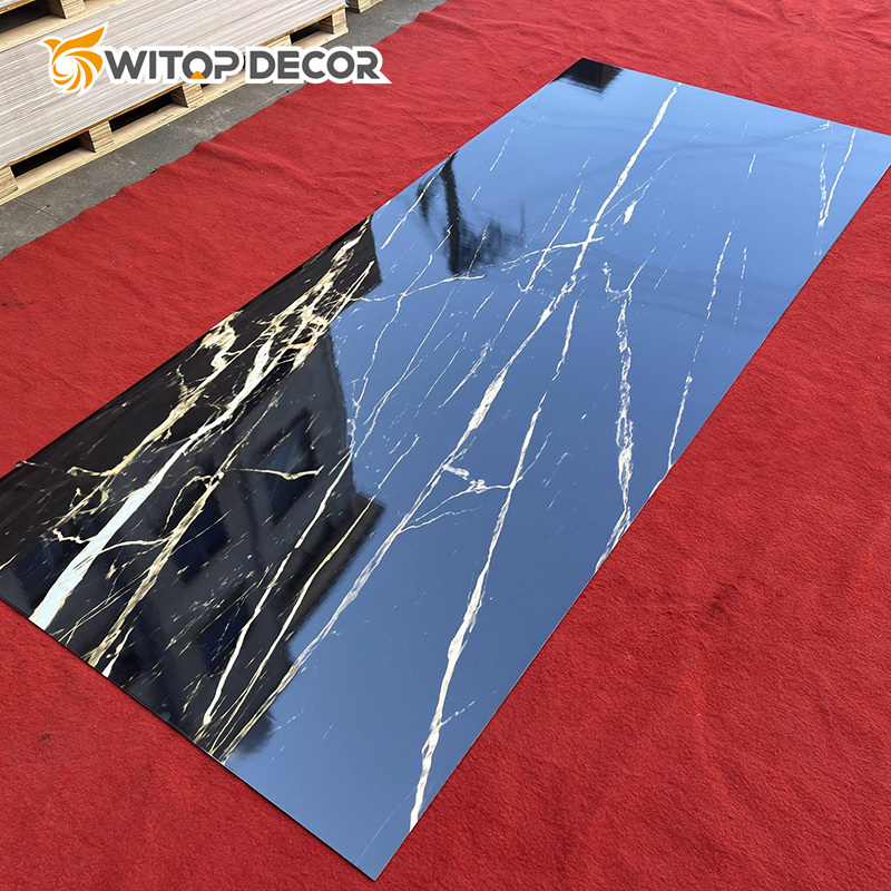 Interior Decoration PVC Marble Plastic Wall Covering Sheet