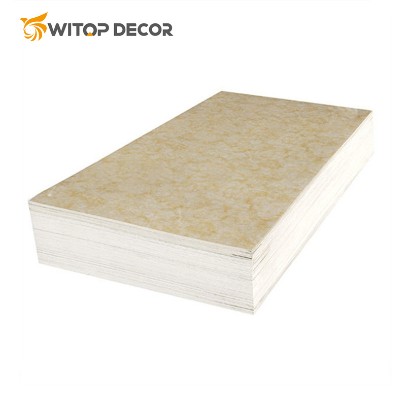 Custom Waterproof 4FT*8FT PVC Marble Design Sheet Plastic Board for Wall Decor