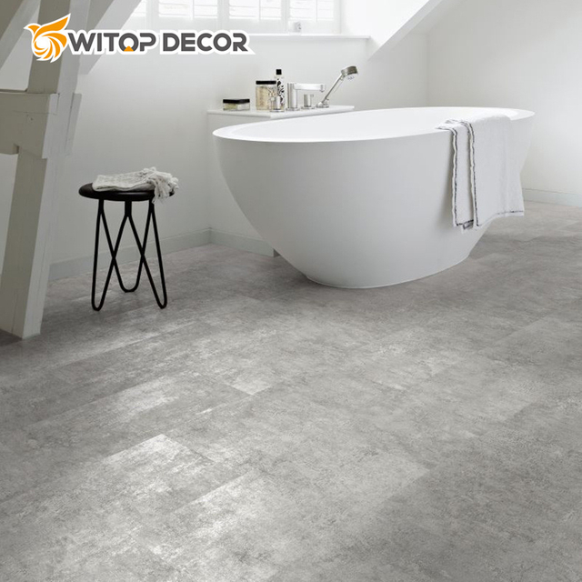 Plastic Flooring Peel and Stick Floor Tile Self Adhesive Vinyl Lvt Flooring