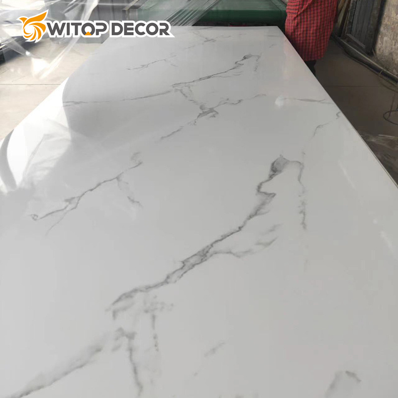 3D Printing PVC Marble Sheet Phoyo Frame Texture UV Board Wall Panel