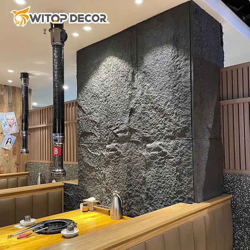 Hot Sales Faux Stone Wall Panel PU Rock Veneer Exterior Artificial PU Stone Wall Panel