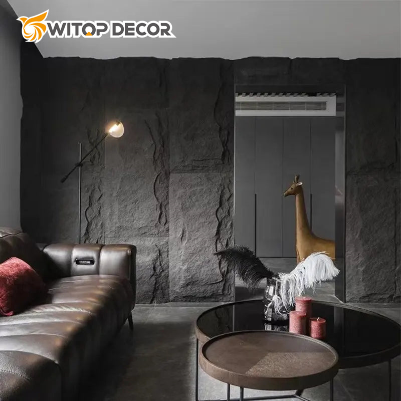 Hot Sales Faux Stone Wall Panel PU Rock Veneer Exterior Artificial PU Stone Wall Panel