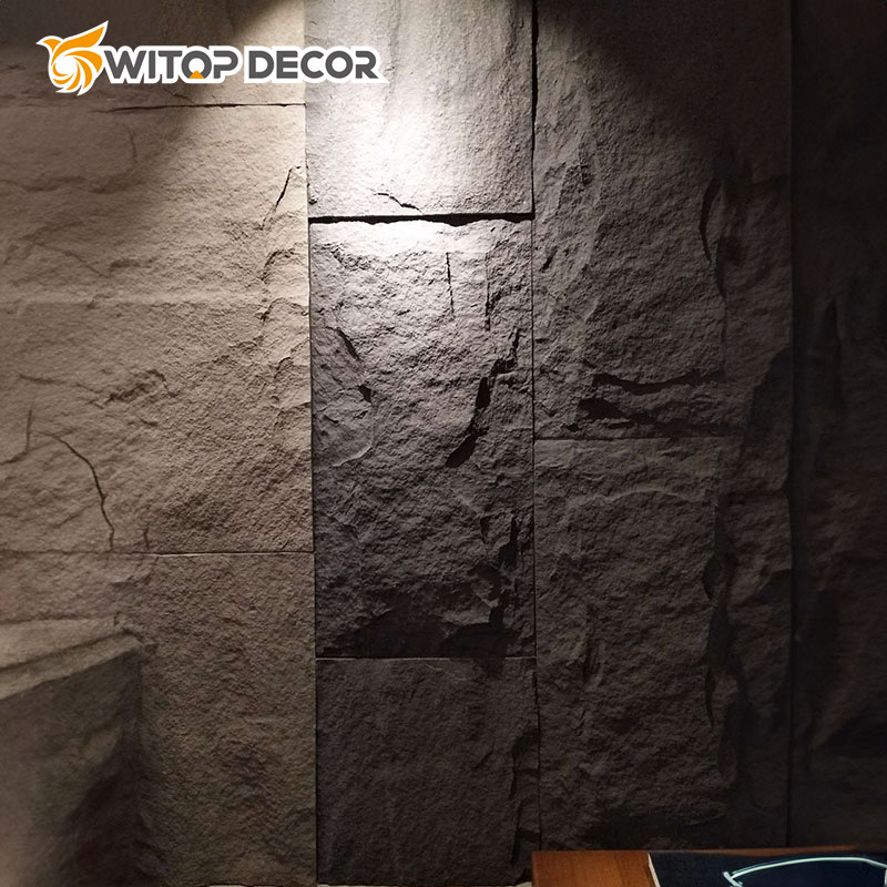 Artificial PU Imitation Stone Wall Panels for Outdoor Wall Decoration