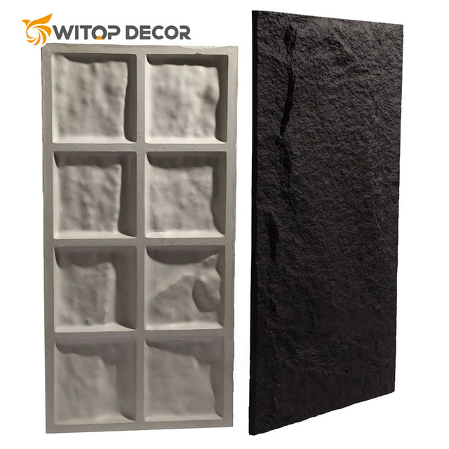 Artificial Stone Dry Stack Faux Stone Panels Polyurethane Stone Veneer Faux Wall Paneling Exterior Wall Panel