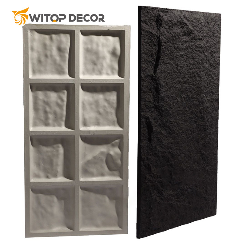 Artificial Stone Dry Stack Faux Stone Panels Polyurethane Stone Veneer Faux Wall Paneling Exterior Wall Panel