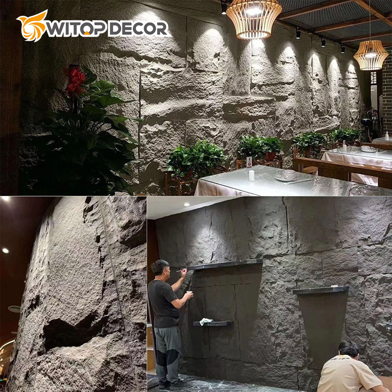 Wholesale High Quality Multi-Color Customizable Polyurethane PU Culture Stone Cladding Exterior Wall Cladding