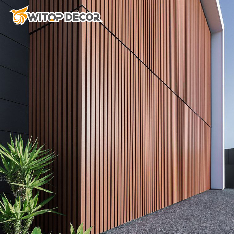 Custom Wall Cladding Wooden PVC Wall Panels Outdoor Soundproof WPC Wall Panel