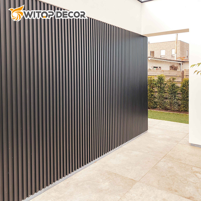 Composite Exterior Wall Cladding Boards Supplier for Patio Roof Outdoor WPC Wall Panel