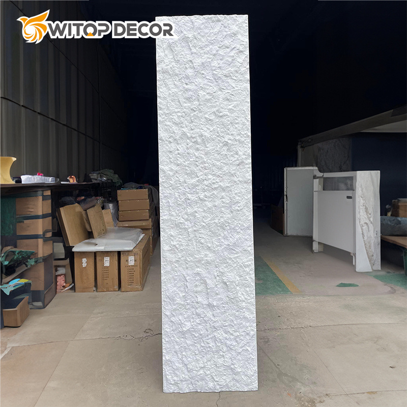 High Hardness PU Rock Veneer Wall Panels Decorativos Faux Stone Wall Panels