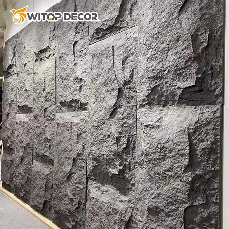 Factory Wholesale Price Lightweight Polyurethane Stone Waterproof PU Stone Polyurethane Stone Panel