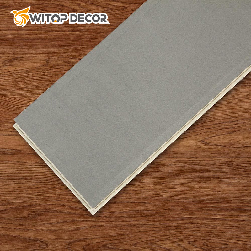 Chinese Factory Wholesale Brown Minimalist Waterproof UV Coating Spc Lock Flooring