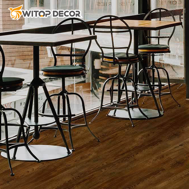 Waterproof White Vinyl Click PVC Spc Flooring Made in China