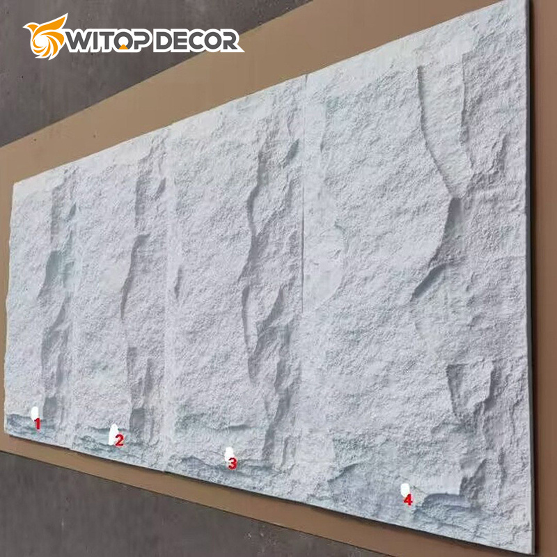 High Quality Indoor PU Decorative Stone 3D Artificial Wall Panels PU Stone Panel