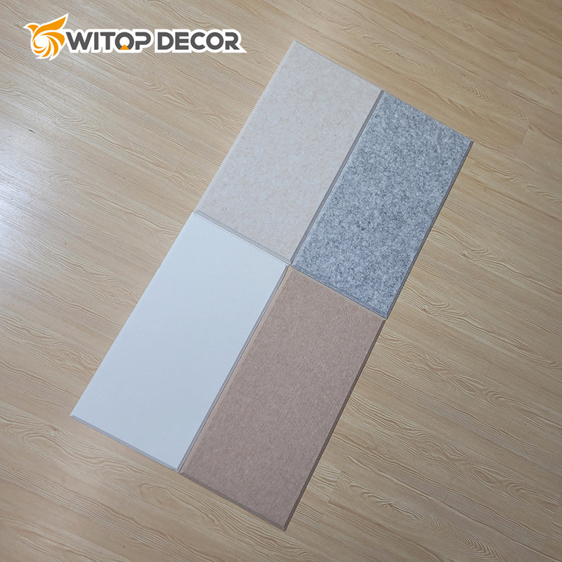 3D Soundproof Wood Acoustic Wall Panel Modern TV