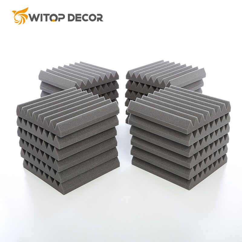 Light Brown Acoustic Panels Slat Wall Panel Interior Polyester 3D Panels