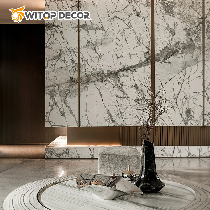 Cheap Waterproof Interior Wall Decoration PVC UV Marble Sheet Wall Panel