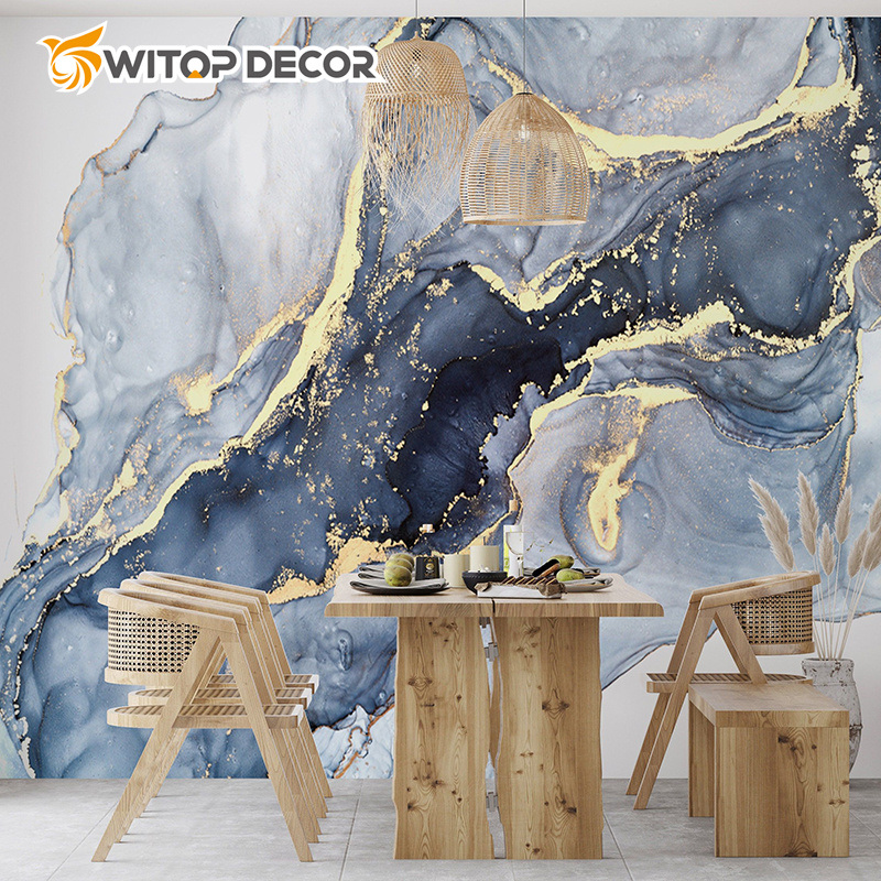 High Glossy PVC Sheet Waterproof Plastic Wall Tile Sheets with Marble Design
