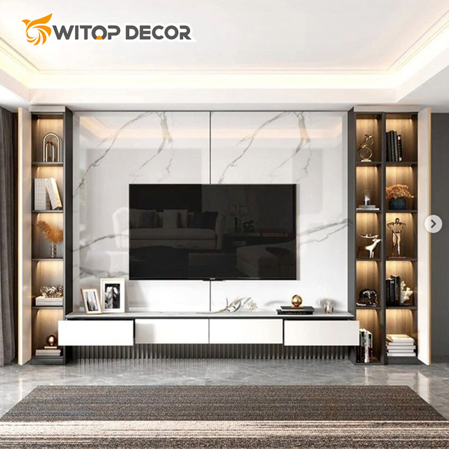High Glossy Digital Printing UV Artificial Marble PVC Sheet PVC UV Marble Wall Panel