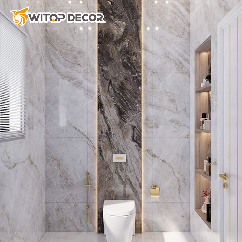 Wholesale Price High Glossy 1220mm*2440mm*2.5mm Marble PVC Sheets for Home Decoration