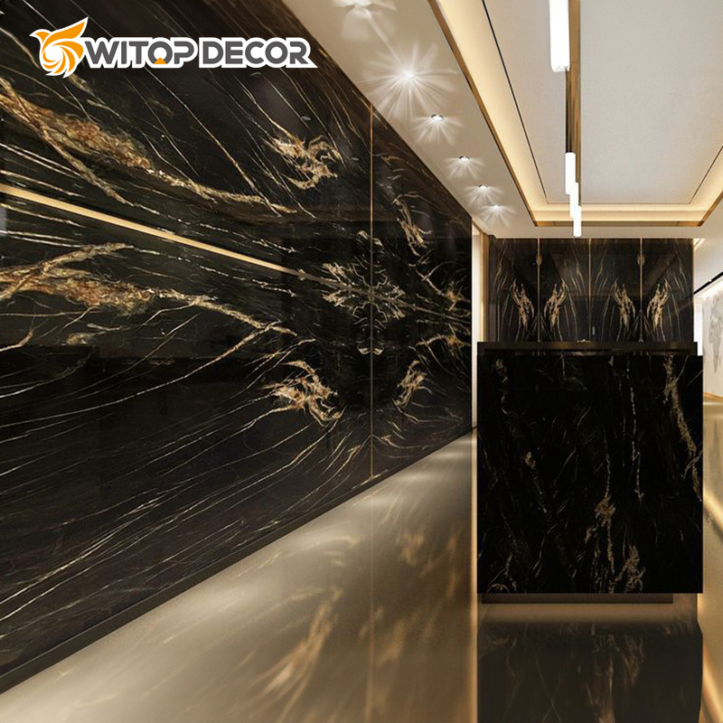 Waterproof Plastic Hot Sale Best Alternative Wall Marble Sheets PVC UV Marble Panels