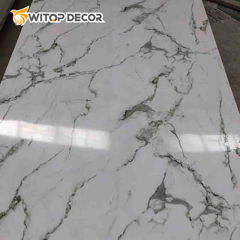 New Color PVC Marble Sheet 8*4 Size UV Marble Sheet for Wall Decoration