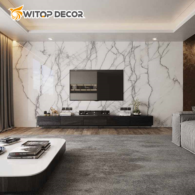 New Color PVC Marble Sheet 8*4 Size UV Marble Sheet for Wall Decoration