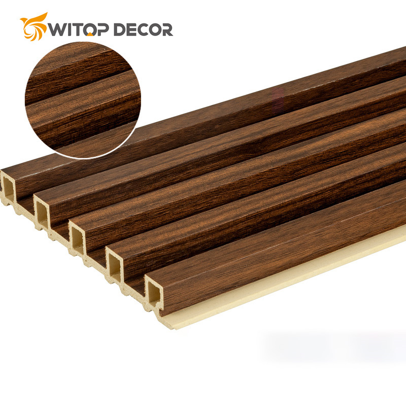Interior Decoration Wood Grain Faux Marble Series PVC Louver Panel for Wall