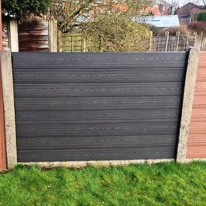 Fence Factory Directly Wholesale WPC Wood Plastic Composite Manufacturer Full Private Fence