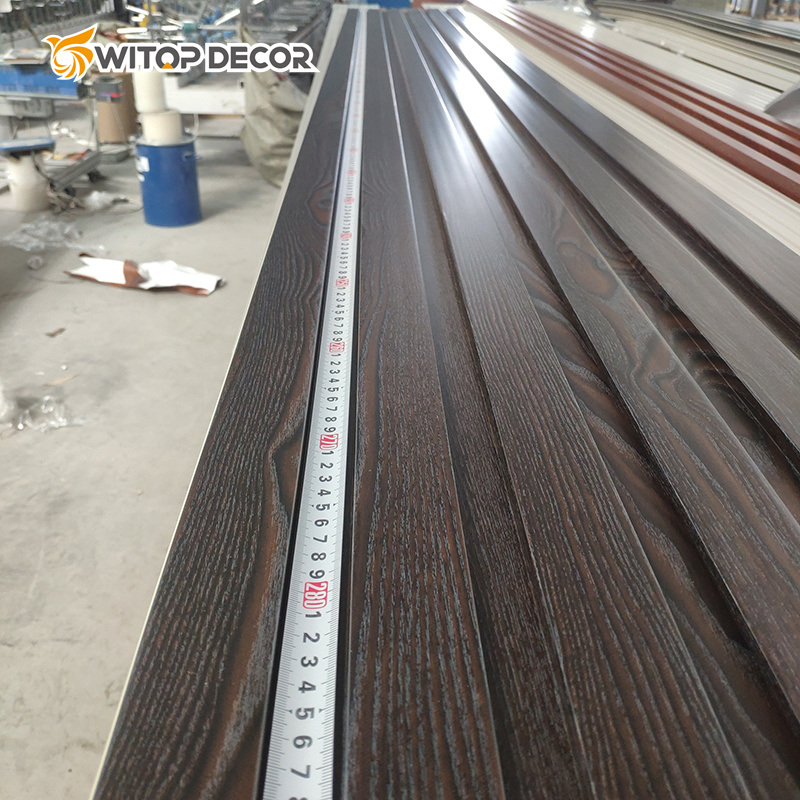 WPC Fluted Panel with Easy Matching and Coordination