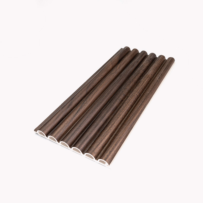 Combination of WPC Wall Panel and Wood Slats for a Unique Look